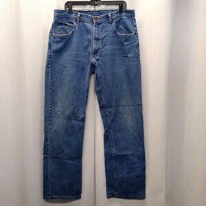 Key Industries Jeans Men W38 Relaxed Fit Heavyweight Enzyme Washed Denim 4876.45